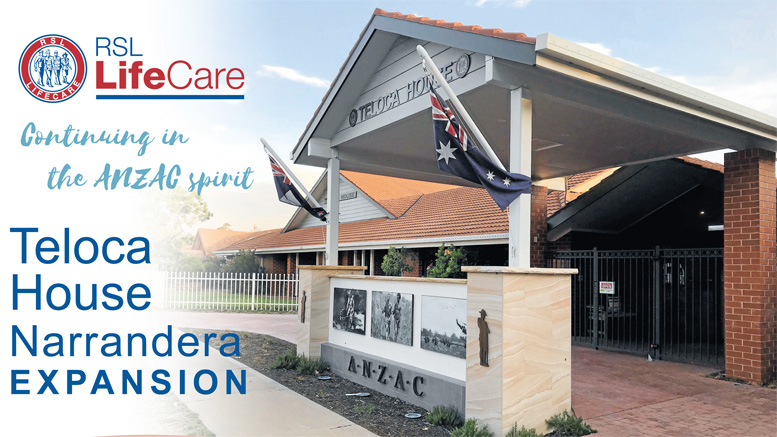 Teloca-Expansion | RSL LifeCare - provide care and service to war veterans, retirement villages and accommodation, aged care services and assisted living