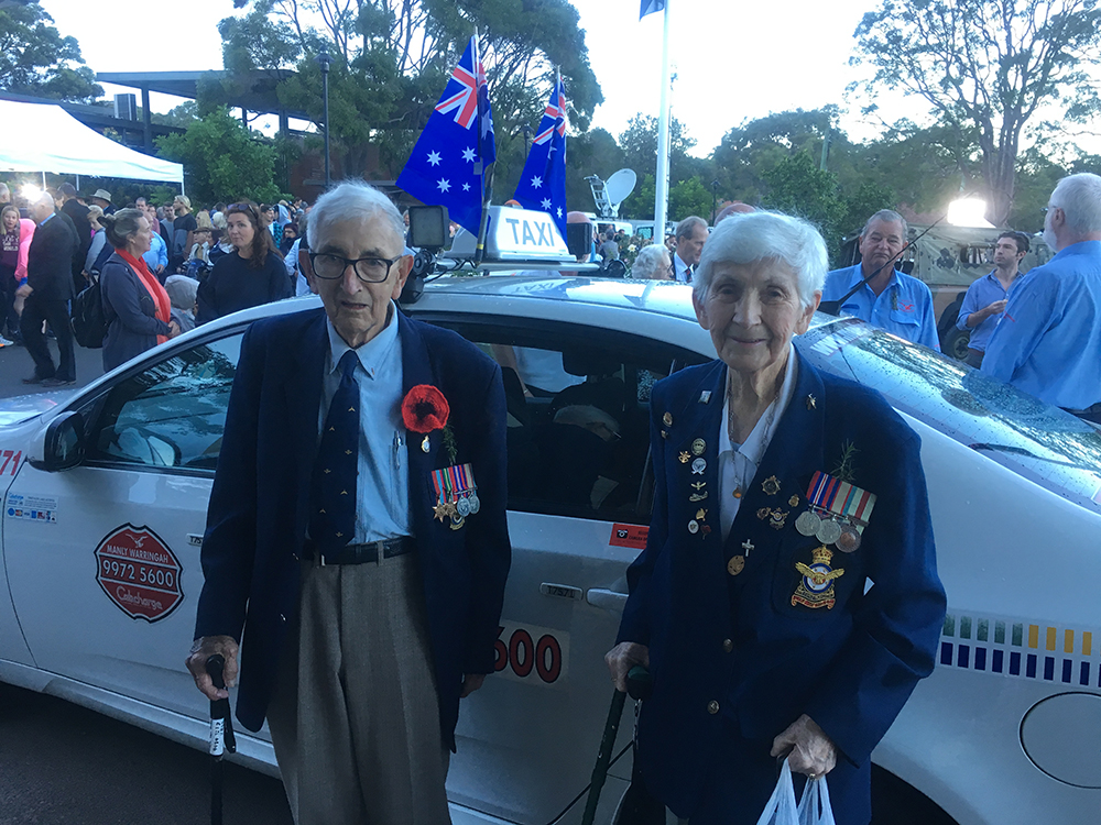 Jack-Van-Emden-and-his-late-wife-Sheila-ANZAC-Day-2018copy | RSL LifeCare - provide care and service to war veterans, retirement villages and accommodation, aged care services and assisted living