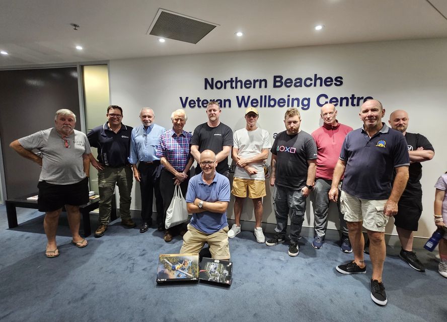 Northern Beaches Veteran Wellbeing Centre event - scale modelling