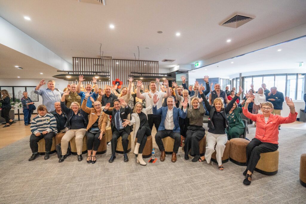 Queanbeyan Veteran and Family Hub grand opening April 2025- group