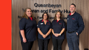 Queanbeyan Veteran and Family Hub team