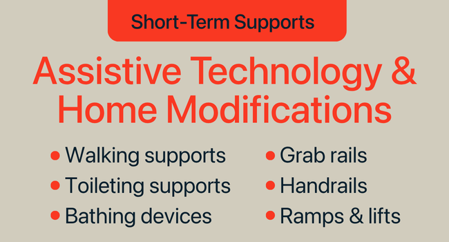 Support at Home - Assisted Technology and Home Modifications