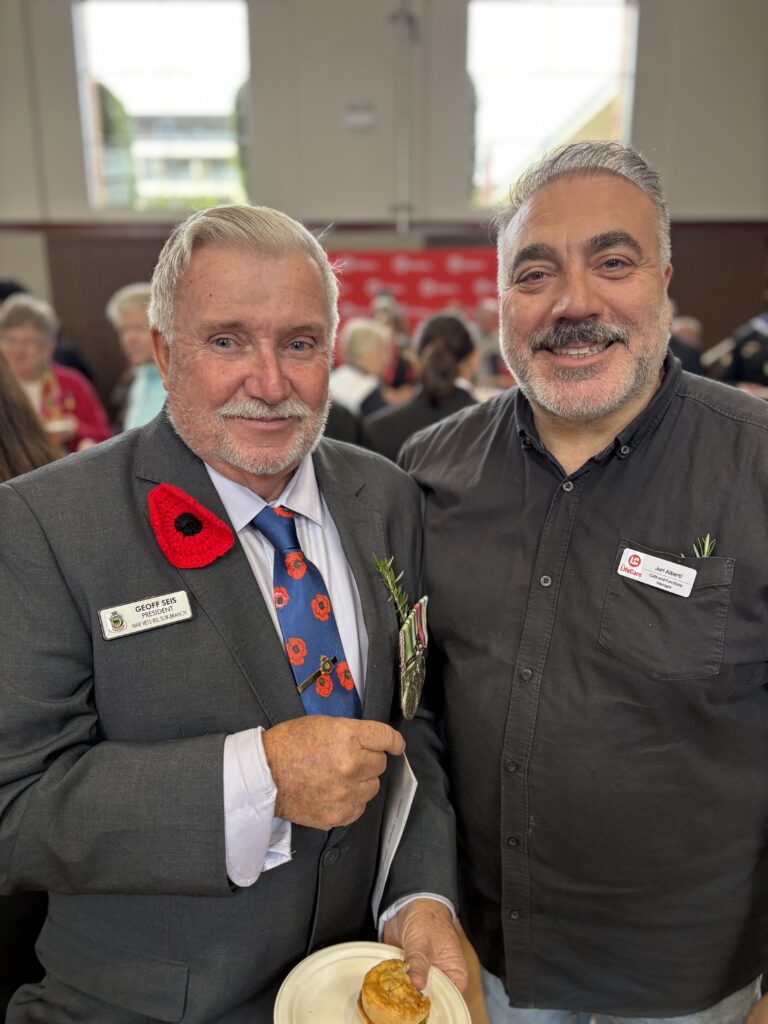 Geoff Seis and Yuri RSL LifeCare Narrabeen